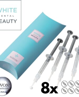 White Dental Beauty 16% CP teeth whitening gels x8